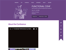 Tablet Screenshot of functionalconf.com